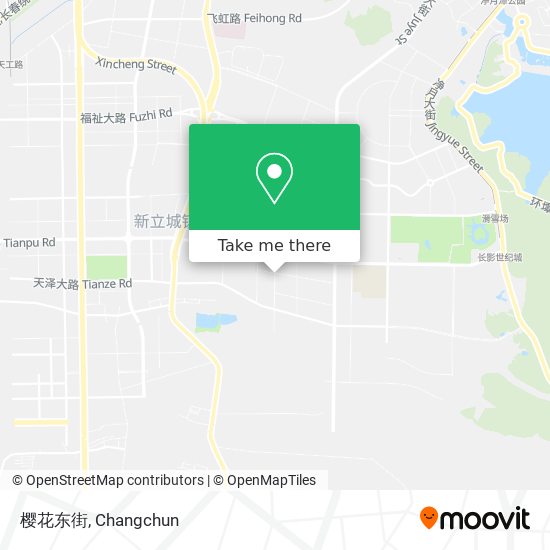 樱花东街 map
