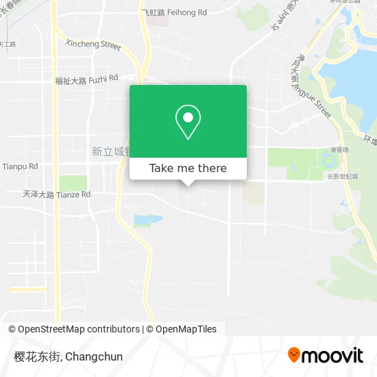 樱花东街 map