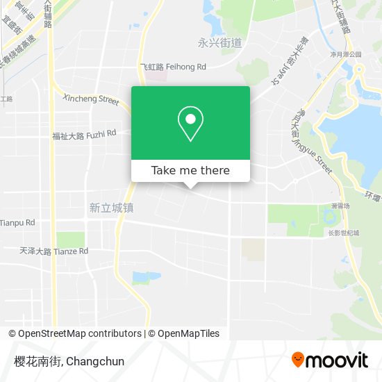 樱花南街 map