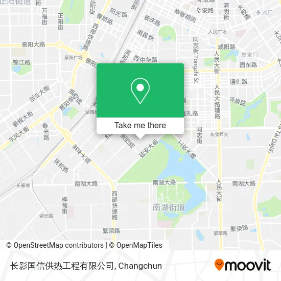 长影国信供热工程有限公司 map