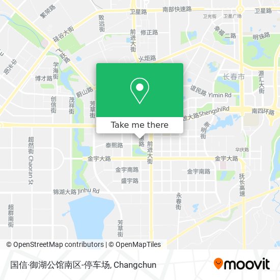 国信·御湖公馆南区-停车场 map