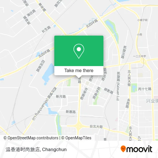 温香港时尚旅店 map