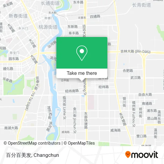 百分百美发 map