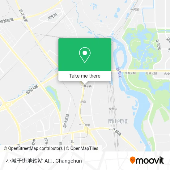 小城子街地铁站-A口 map