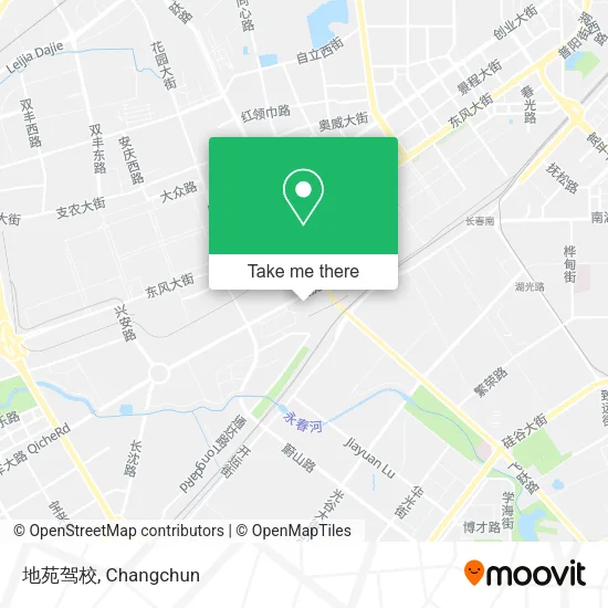地苑驾校 map