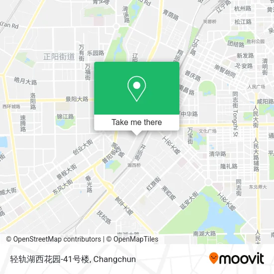 轻轨湖西花园-41号楼 map