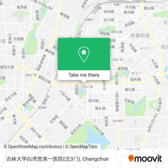 吉林大学白求恩第一医院(北3门) map