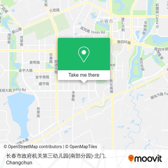 长春市政府机关第三幼儿园(南部分园)-北门 map