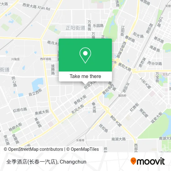 全季酒店(长春一汽店) map