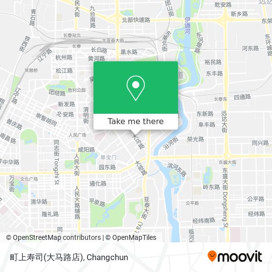 町上寿司(大马路店) map