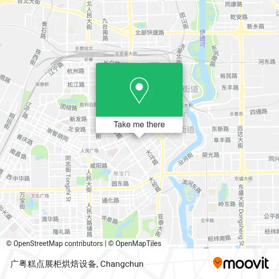 广粤糕点展柜烘焙设备 map