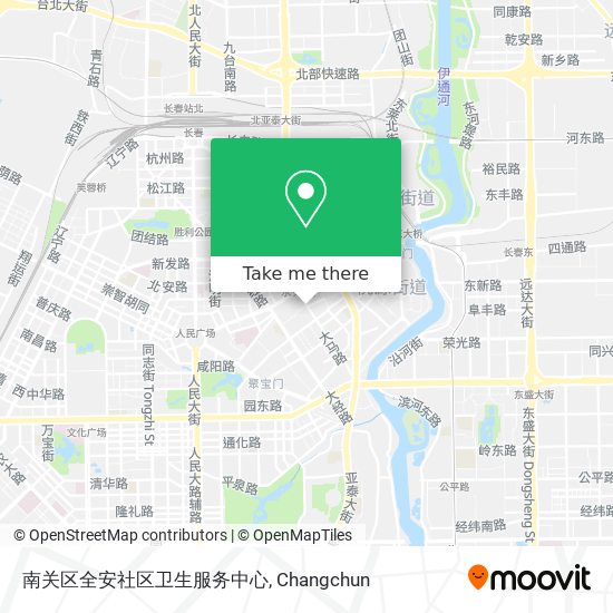 南关区全安社区卫生服务中心 map