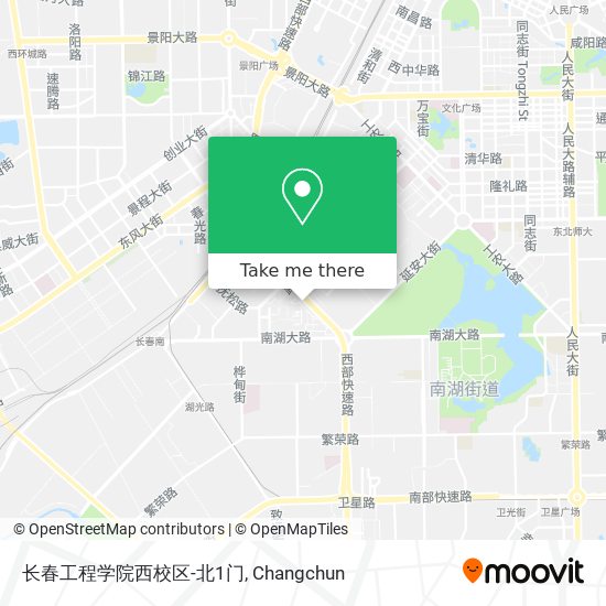 长春工程学院西校区-北1门 map