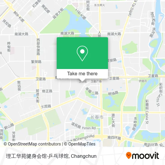 理工华苑健身会馆-乒乓球馆 map