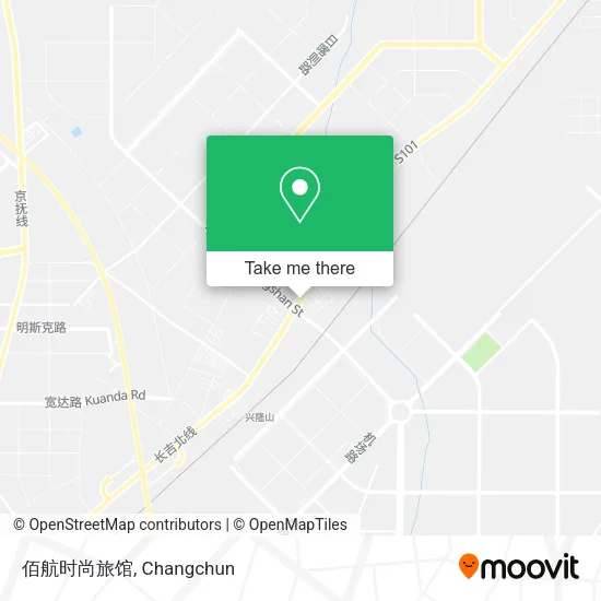 佰航时尚旅馆 map