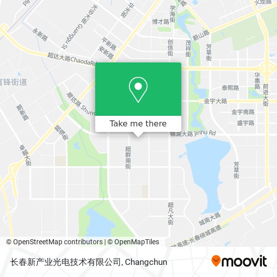 长春新产业光电技术有限公司 map