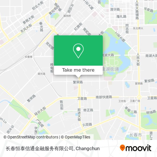 长春恒泰信通金融服务有限公司 map