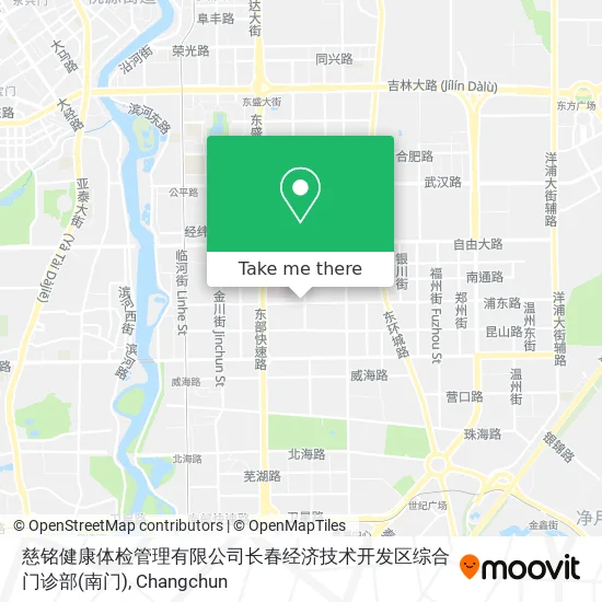 慈铭健康体检管理有限公司长春经济技术开发区综合门诊部(南门) map