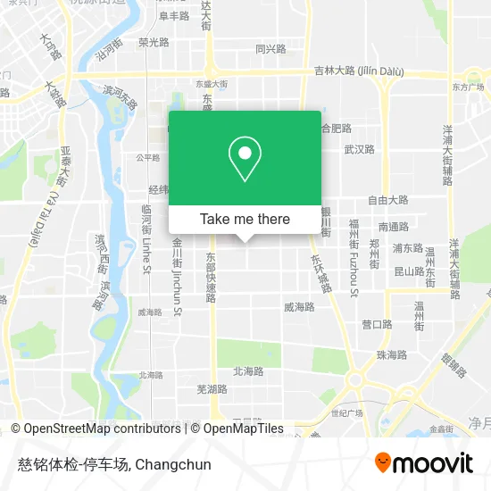 慈铭体检-停车场 map