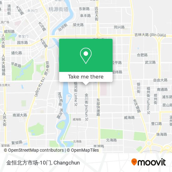 金恒北方市场-10门 map