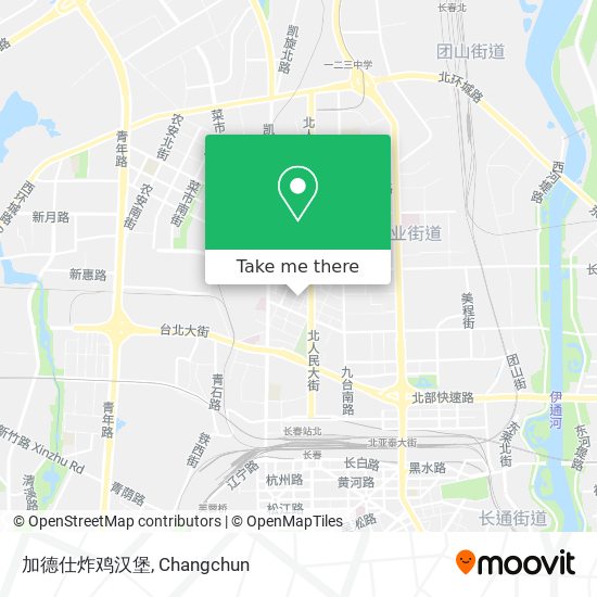 加德仕炸鸡汉堡 map