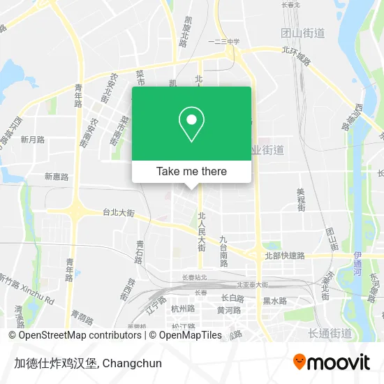 加德仕炸鸡汉堡 map