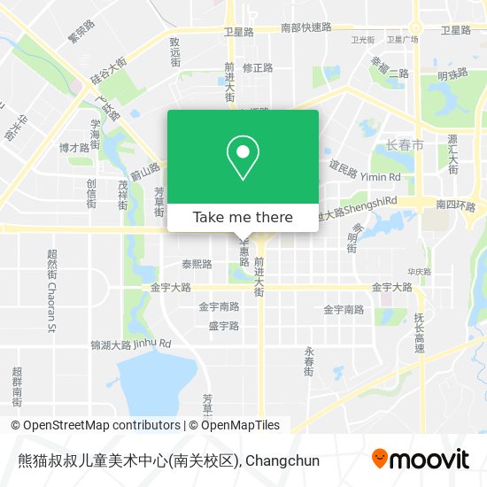 熊猫叔叔儿童美术中心(南关校区) map