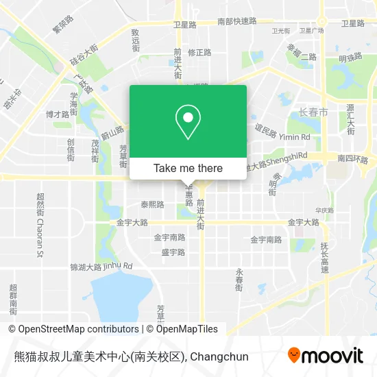 熊猫叔叔儿童美术中心(南关校区) map