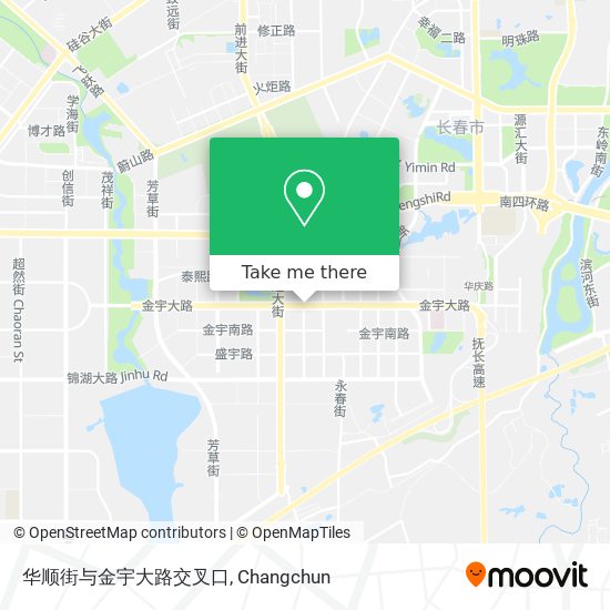 华顺街与金宇大路交叉口 map
