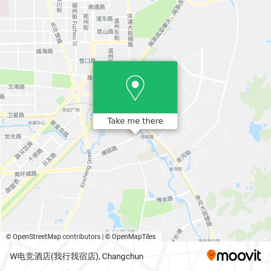 W电竞酒店(我行我宿店) map