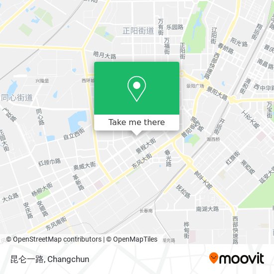 昆仑一路 map