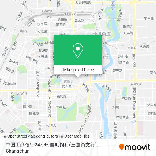 中国工商银行24小时自助银行(三道街支行) map