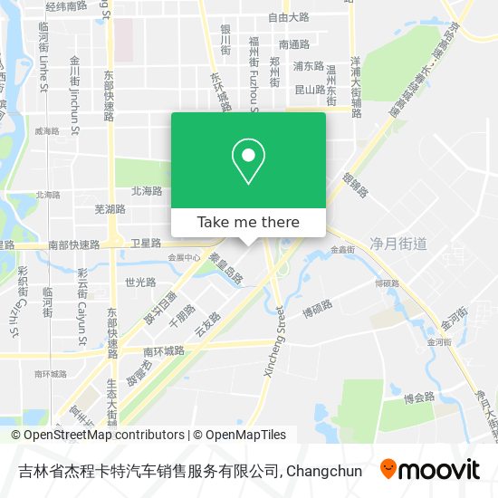 吉林省杰程卡特汽车销售服务有限公司 map