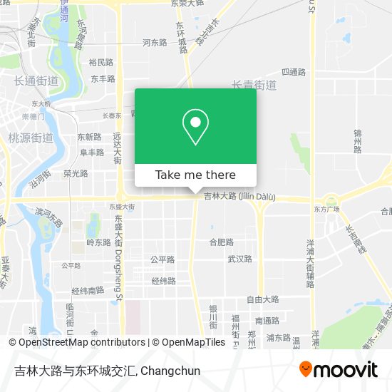 吉林大路与东环城交汇 map