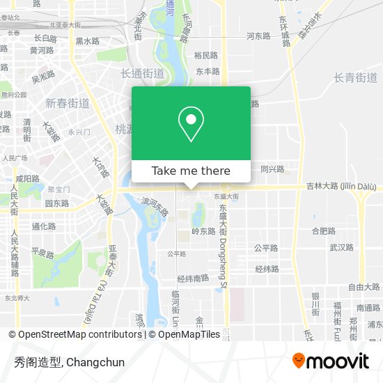 秀阁造型 map