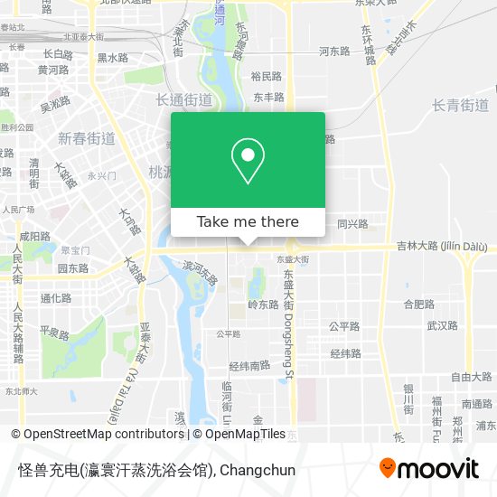 怪兽充电(瀛寰汗蒸洗浴会馆) map