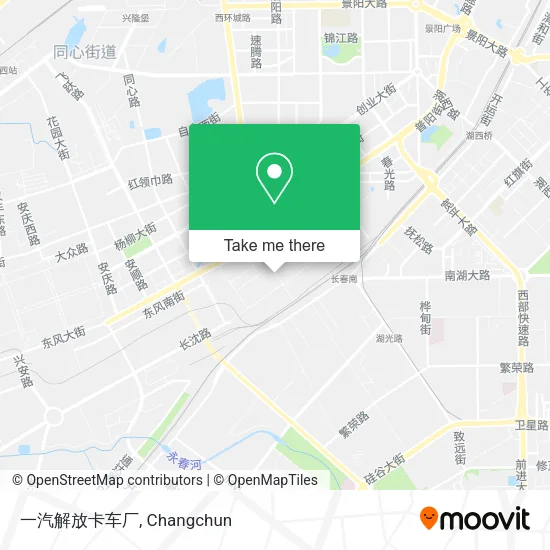 一汽解放卡车厂 map