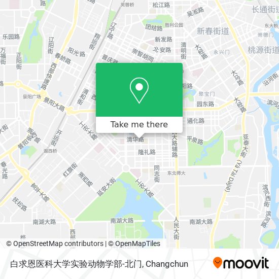 白求恩医科大学实验动物学部-北门 map