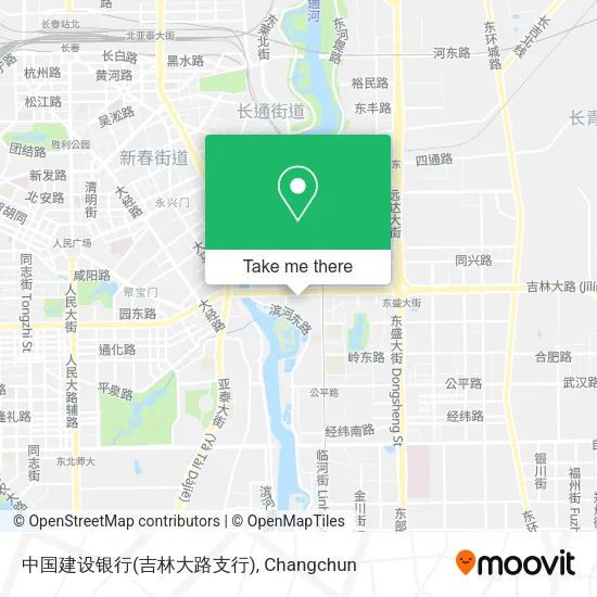 中国建设银行(吉林大路支行) map
