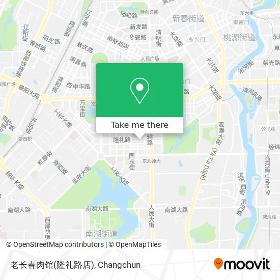 老长春肉馆(隆礼路店) map