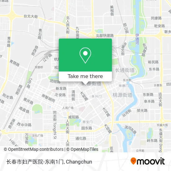 长春市妇产医院-东南1门 map