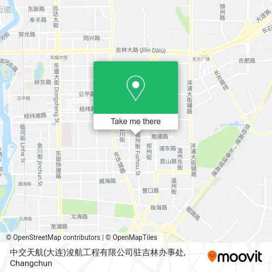 中交天航(大连)浚航工程有限公司驻吉林办事处 map