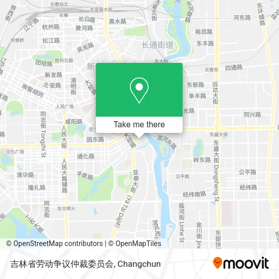 吉林省劳动争议仲裁委员会 map