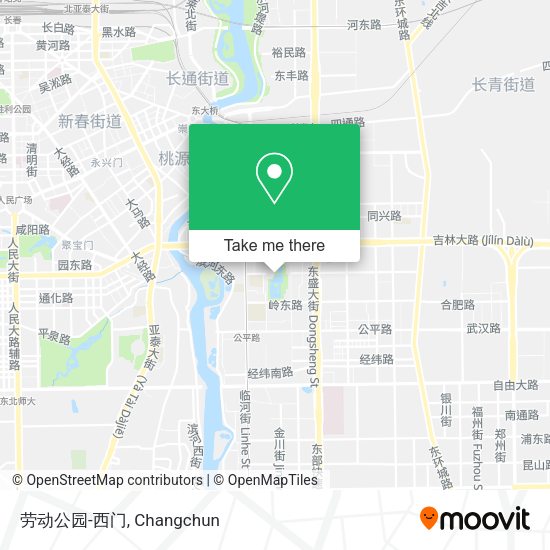 劳动公园-西门 map