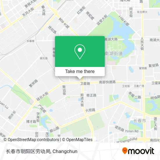 长春市朝阳区劳动局 map