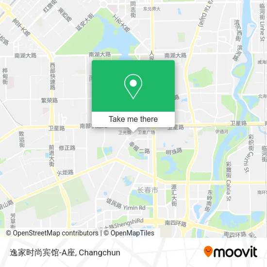 逸家时尚宾馆-A座 map