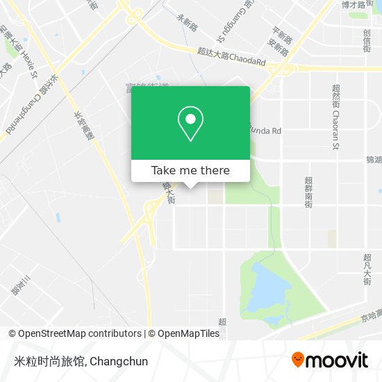 米粒时尚旅馆 map