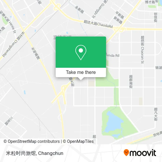 米粒时尚旅馆 map