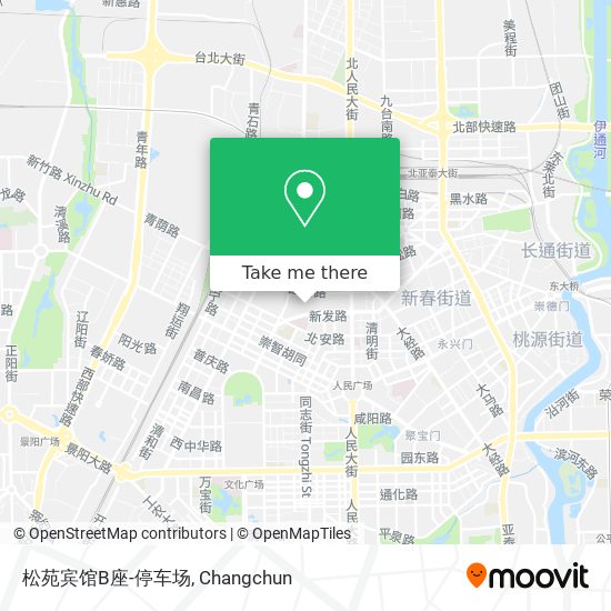 松苑宾馆B座-停车场 map