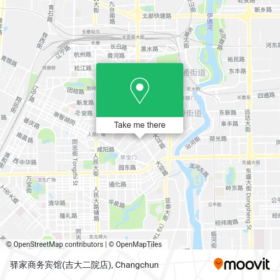 驿家商务宾馆(吉大二院店) map